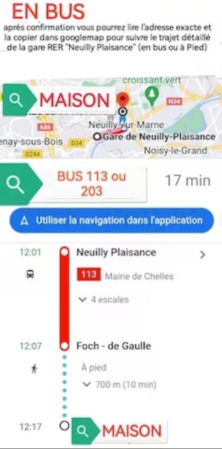 Chambre Dans Une Maison Partagee Neuilly-sur-Marne Εξωτερικό φωτογραφία